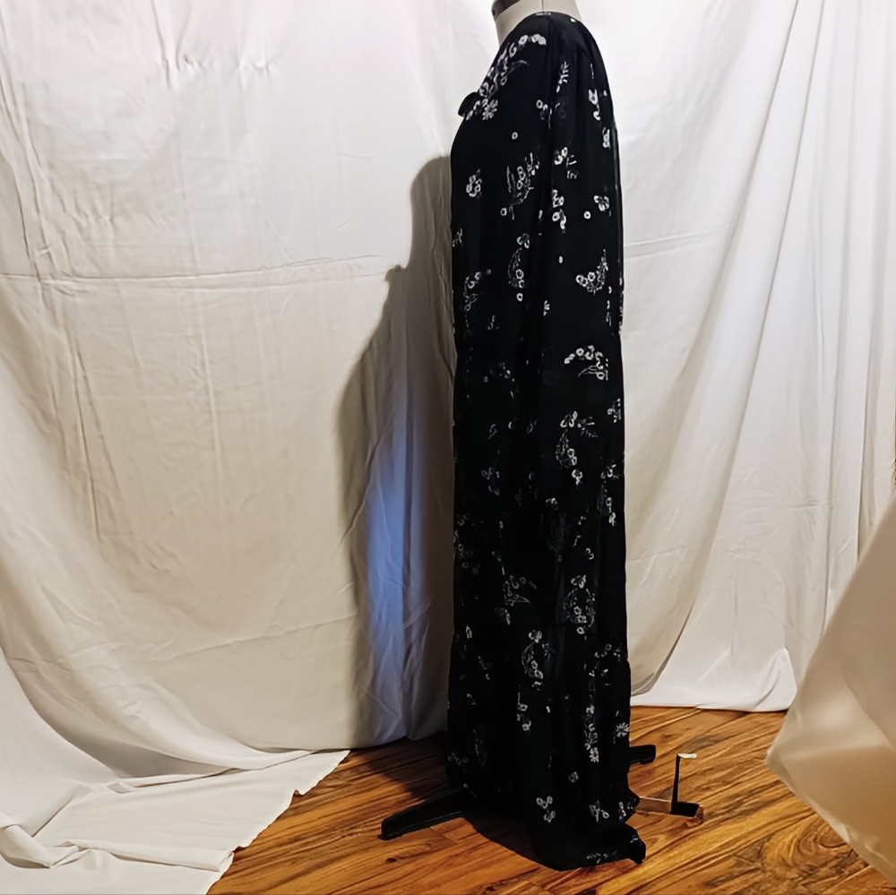 🍐Who What Wear Women’s Sheer Floral Maxi Dress – Size 4X - Picture 2 of 5